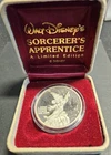 Mickey Mouse Disney Sorcerer's Apprentice 1 oz Silver Round W/ OGP & COA #1732