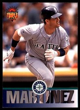 Edgar Martinez 1994 Triple Play #129 Mariners MLB READ FREE SHIP AutographDen