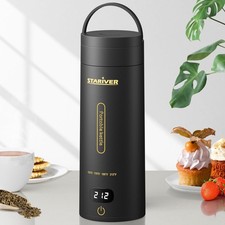 Stainless Steel Travel Kettle - Leak-Proof, Keep-Warm Function for Hot Beverages
