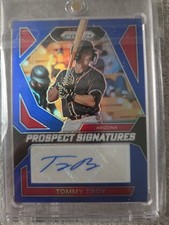2024 Panini Prizm - Prospect Signatures TOMMY TROY Blue Prizm /49 Rookie RC