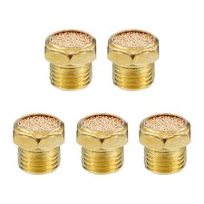 5Pcs Muffler Pneumatic G1/4\" Male Thread for Noise Reduction
