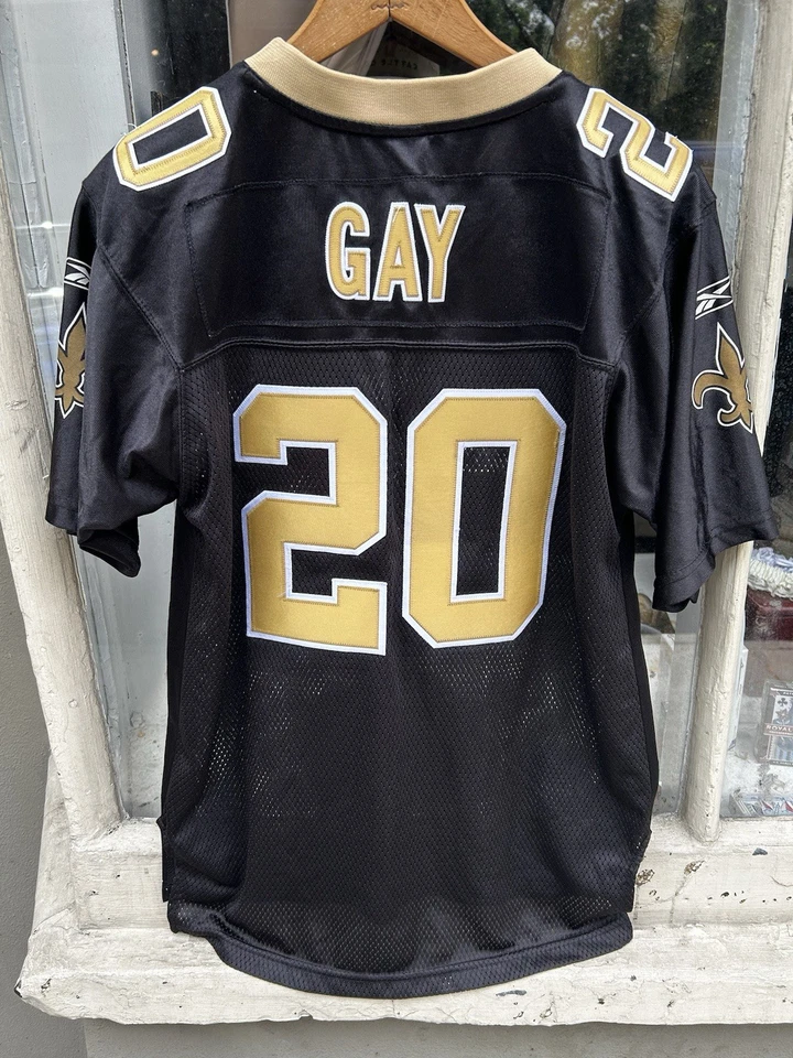 #20 CAMISETA DE FÚTBOL GAY NEW ORLEANS SAINTS REEBOK JUVENIL GRANDE 20,5 en X 25 FL Foto 2 de 4