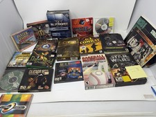 Vintage PC CD ROM Game Lot of 16 Games Big Box