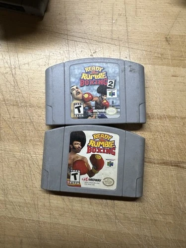 New ListingNintendo 64 N64 Ready 2 Rumble Boxing 1 & 2 Lot Of 2 Tested