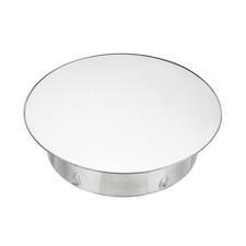 180mm 7 Inch Tightness Round Stainless Steel Chimney Hole Cap Silver
