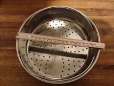 Einsatz Zubehör Sieb f. 22cm Schnellkochtopf WMF Fissler Dämpfeinsatz gelocht