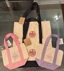 2 Large Trader Joe’s Canvas Bags and 2 Mini  Pastel Trader Joe’s Canvas Bags — photo 1