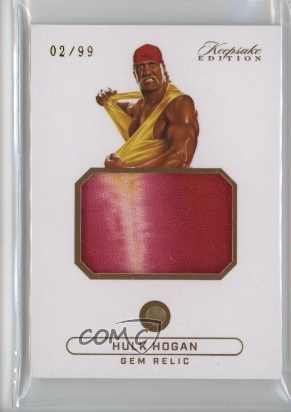 2024 Keepsake Multi Sport Edition Gem Relic 2/99 Hulk Hogan #338 1u8m