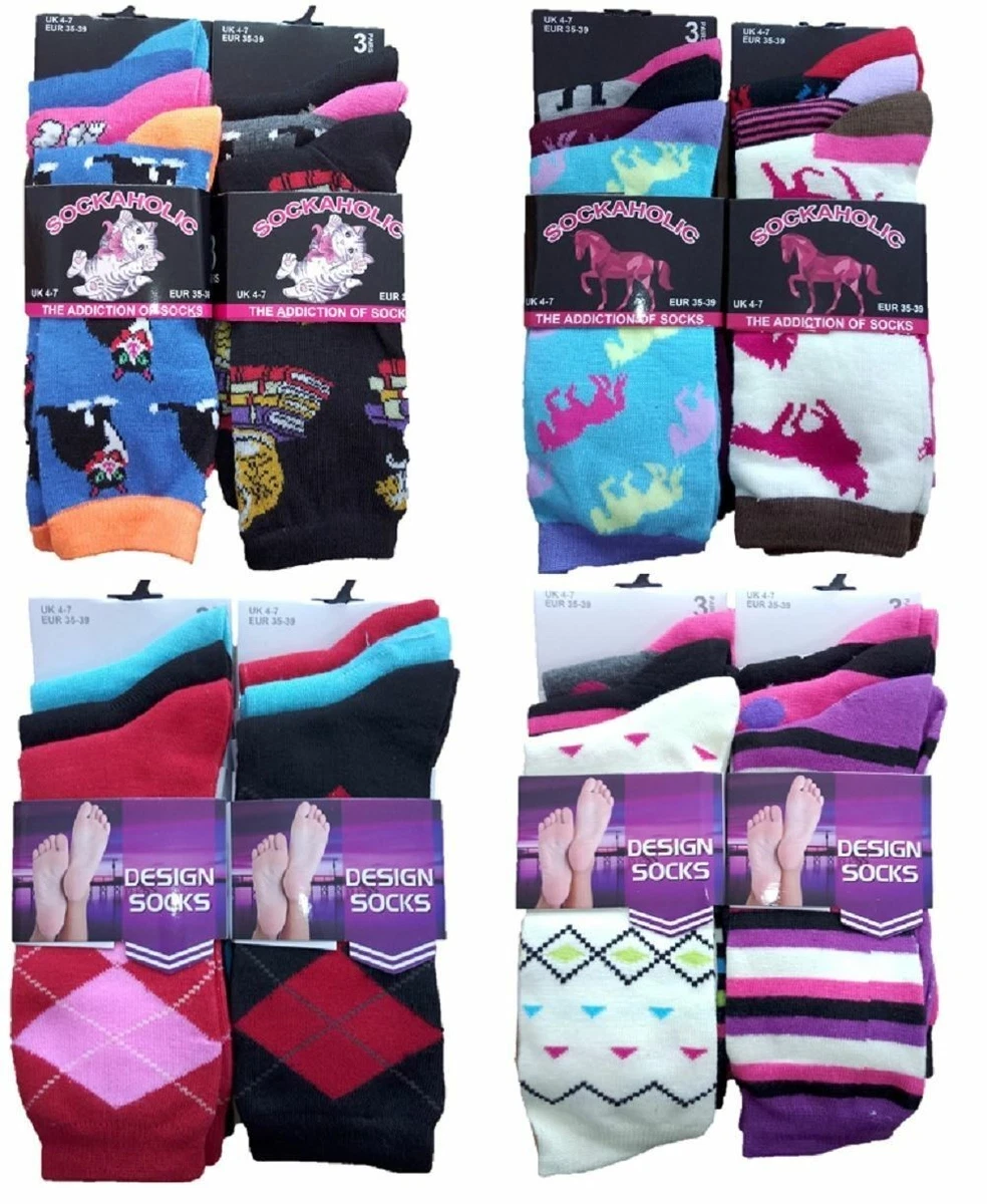 5 Paia Di Calzini Invernali Donna – Caldi E Morbidi, Vestibilità 36-39, Stile Vintage Casual (Misto Fibre)