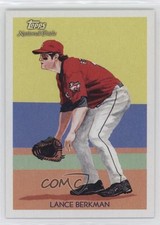 2010 National Chicle Black Umbrella Logo Back 11/25 Lance Berkman Brian Kong 2s2