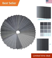 Fine Grit Sandpaper Set - 90 Sheets (400 to 7000) for Detailed Craftsmanship