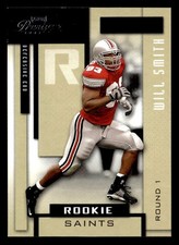 Will Smith 2004 Playoff Prestige Rookie Card #165 Ohio State Buckeyes. rookie card picture