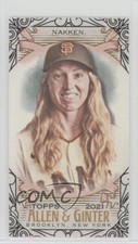 2021 Topps Allen & Ginter's Mini Black Border Alyssa Nakken #285 2g8