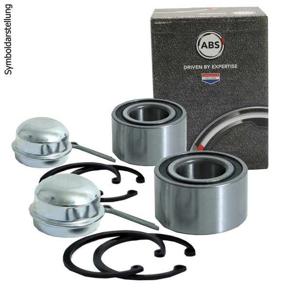 2X A.B.S. Radlagersatz Ø72Mm Vorne FüR Ford Escort 5/6 Fiesta 3/4 Orion Ka Puma-image