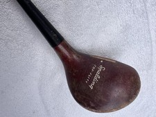Vintage Spaulding Top Flite Model 19 Persimmon Wood golf Club Lambkin Grip