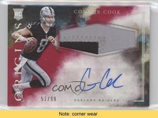2016 Panini Origins Rookie Red 51/99 Connor Cook Jumbo Patch Auto READ 0b2