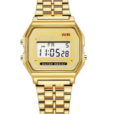 CASIO Retro Classic Unisex Digital Steel Bracelet Watch for Men And Women Elegan