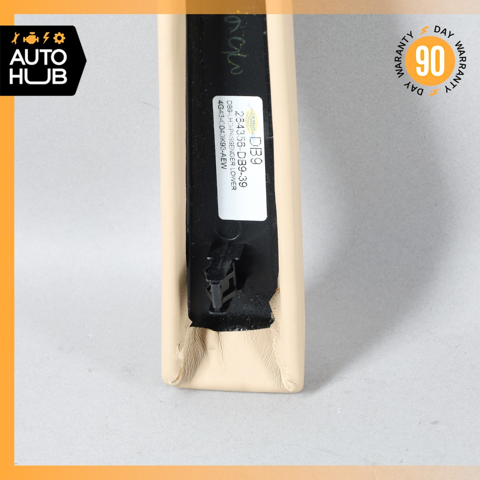 13-16 Aston Martin DB9 Dashboard Glove Box Bezel Trim Cover Panel OEM 22k