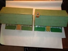 Lot of 2 Vintage Marx U.S. Army Training Center Headquarters Tin Litho Building