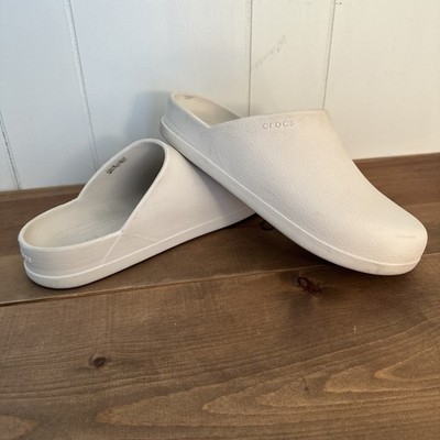 CROCS Dylan Clogs Slip-on Mules Quartz Ivory EVA Men's Size 10 / Women's Size 12
