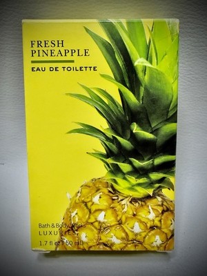 VINTAGE Bath & Body Works FRESH PINEAPPLE Eau De Toilette 1.7oz / 50ml w/ Box