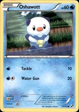 Pokemon Oshawott 27/114 Black & White Non-Holo 2 Card Lot