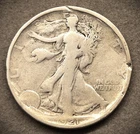1921-S LIBERTY WALKING HALF DOLLAR (DETAILS) ** A GOOD COIN **  (7826)