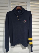 Vintage Polo Ralph Lauren Stadium Snowbeach Rare P Wing Ski 1992 Sweater Size S