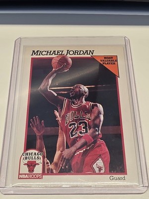 1991-92 NBA Hoops Michael Jordan #30 - ''Most Valuable Player'' (MVP)