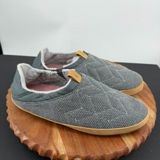 Olukai Lania Kilohana women's slippers in a gray fabric sz 10