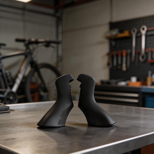 Bike Bicycle Brake Levers Covers Parts Silica Gel Useful Black Hot Sale - Picture 3 of 24