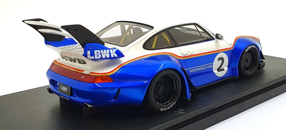 GT Spirit escala 1/18 resina GT530 - Porsche RWB X Liberty Walk #2 - Imagem 2 de 4