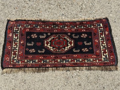 Antique Tribal Bag Face Torba Oriental Rug 