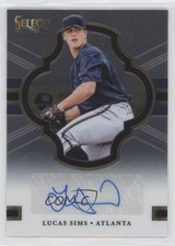 2018 Panini Chronicles Select Signatures Lucas Sims #SS-LS Auto 0g4