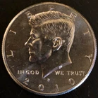 JFK HALF DOLLAR - 2010 P - VERY LOW MINTAGE - NIFC - UNC - FREE SHIPPING