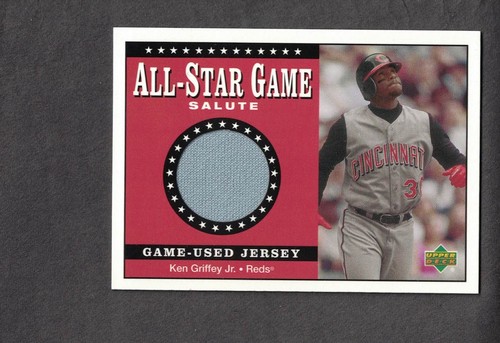 KEN GRIFFEY JR M'S HOF SLUGGER 2021 UPPER DECK ALL-STAR GAME USED JERSEY #SJ-KG