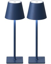 2 Pack Cordless Table Lamp,Portable LED Desk Lamp, 4000mAh Battery Operated, ...