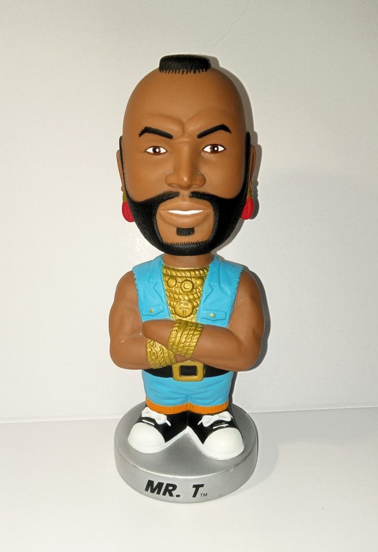 MR. T Funko Wacky Wobbler A-Team Bobblehead 2001 bobble RARE