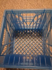 Spectrum International Plastic Milk Crate Vinyl Album Display Storage Vintage