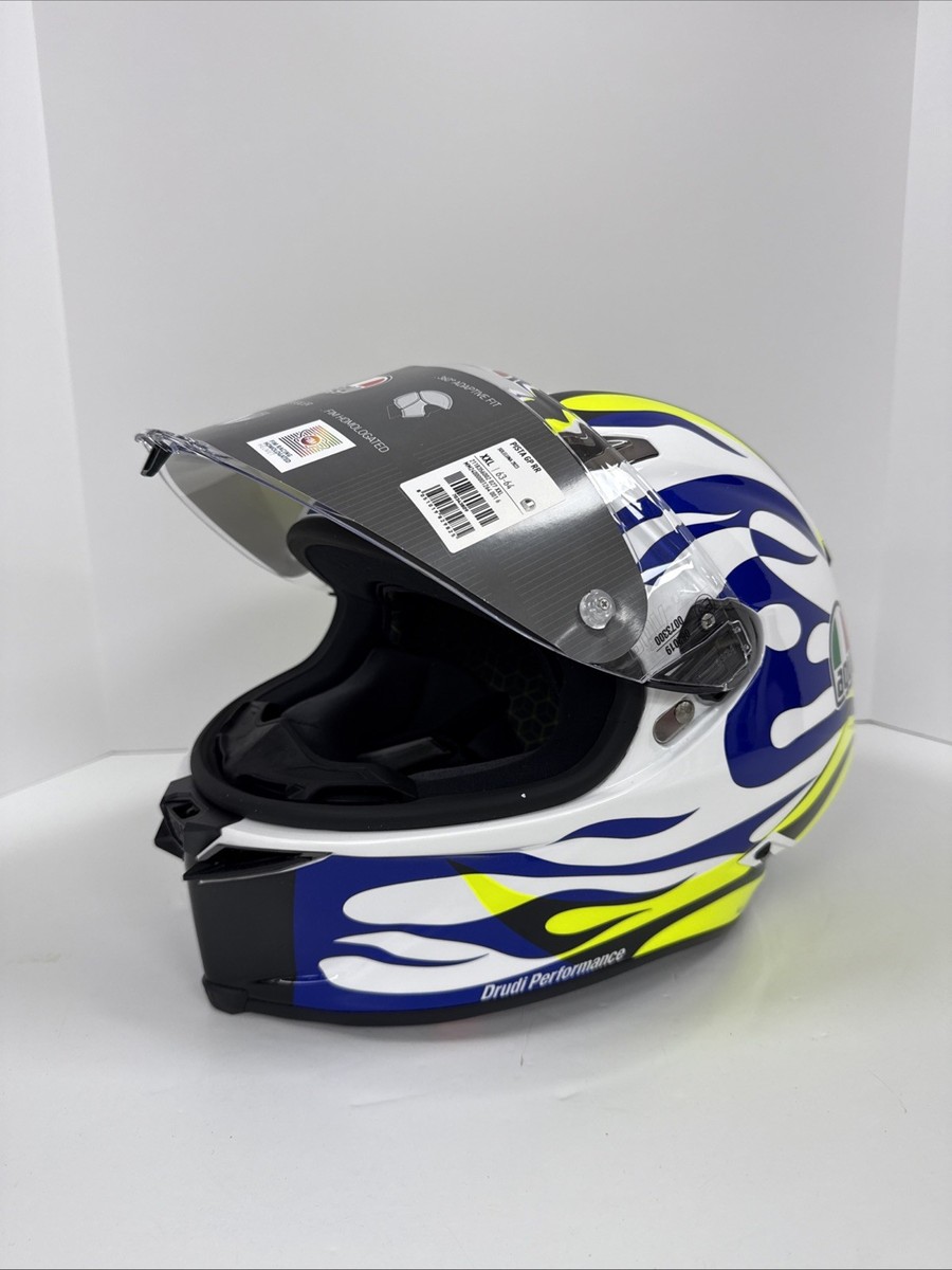 AGV Pista GP RR LE Soleluna 2023 Helmet Blue/White/Yellow/Black