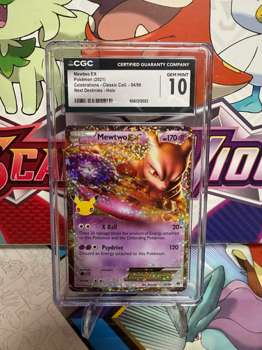 Mewtwo-EX graded CGC 10 for sale on eBay