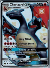 Charizard GX Shiny Holo Rare Hidden Fates: Shiny Vault SV49/SV94 quasi nuovo