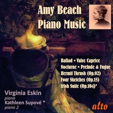 ESKIN - AMY BEACH  PIANO FAVOURITES - CD - F600z