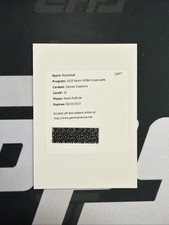 2025 Panini Impeccable WNBA Kayla McBride Canvas Creation Auto