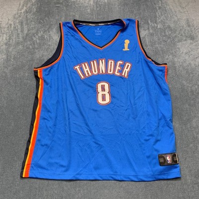 Fanatics Oklahoma City Thunder Jalen Williams #8 Jersey Mens 2XL Blue V Neck