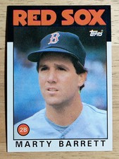 1986 Topps #734 Marty Barrett