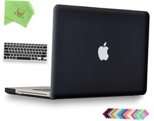 2in1 Smooth Soft Touch Matte Hard Shell Case MacBook Pro 13" CD-ROM Black