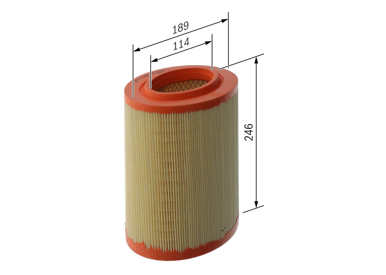 For Alfa Romeo - 159 (939) 1.8 1.9 2.2 3.2 2.4 2.0 2005-2012 Air Filter Bosch - Image 39