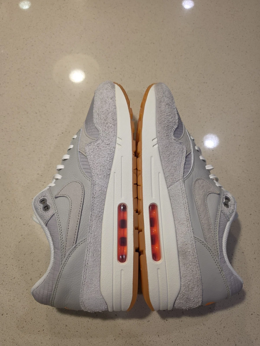 Nike Air Max 1 Premium Shoes Mens 6 6.5 Womens 7.5 8 Iron Ore Total Orange Nike Air Max 1 Iron Ore Total Orange for Sale | Authenticity  main image 2