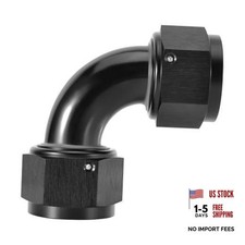 Female to Female 90 degree One Piece Full Flow Swivel Coupler 16AN 90 Degree
